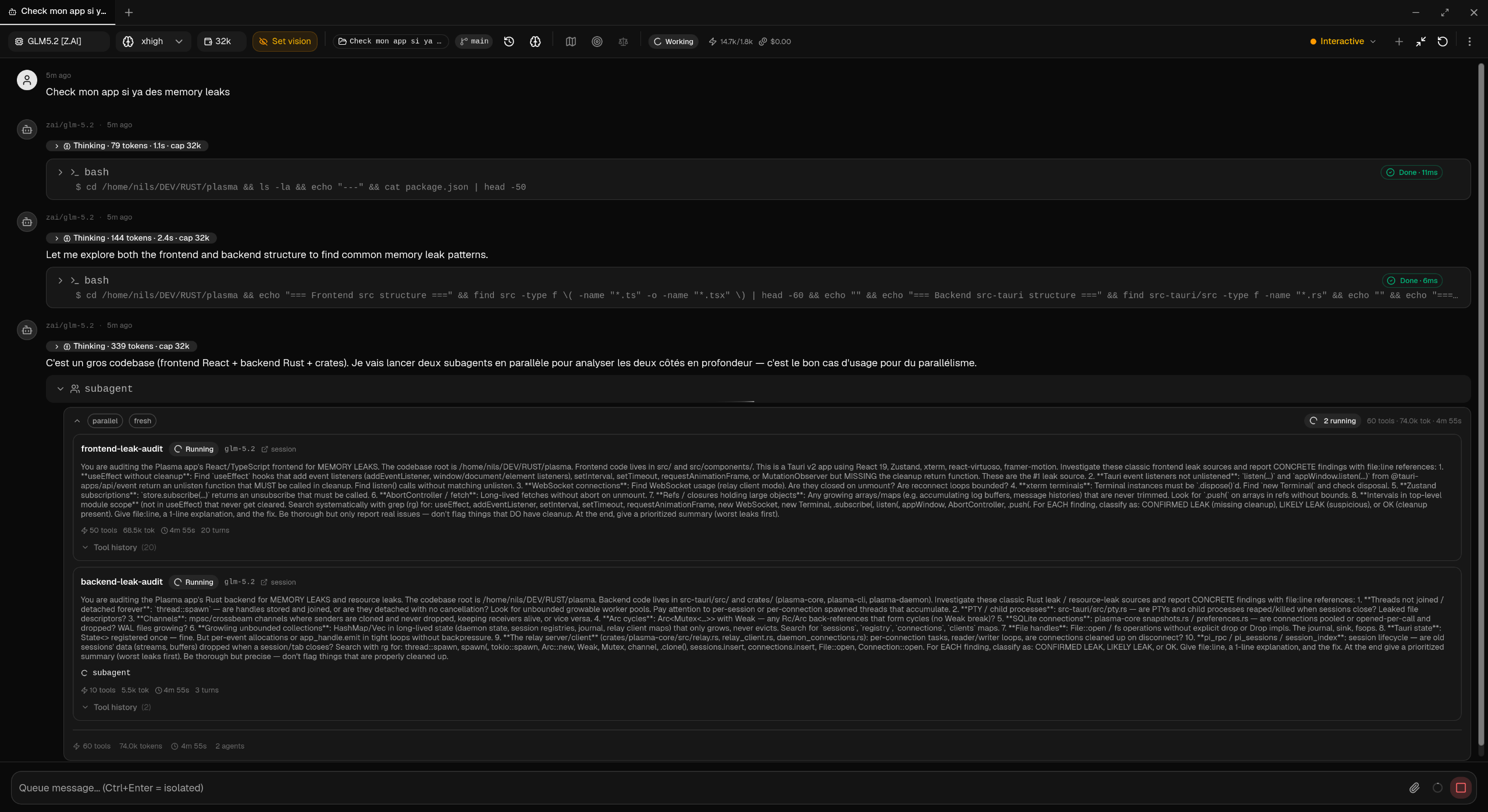 Plasma in dark theme